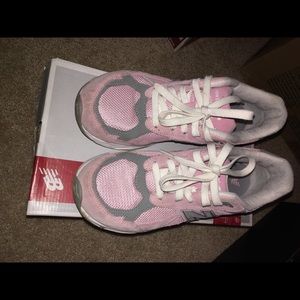 Pink and grey new balance